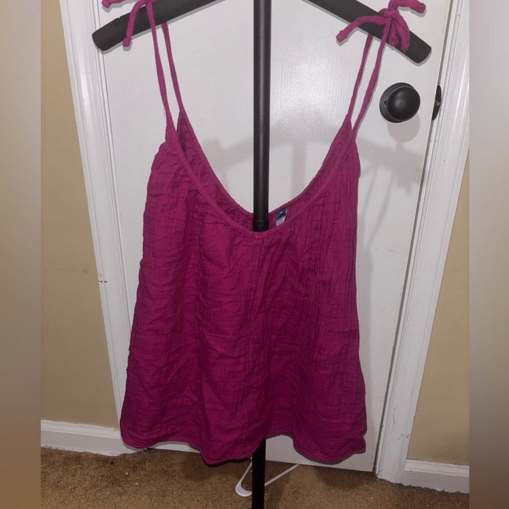 Old Navy Magenta Camisole Top